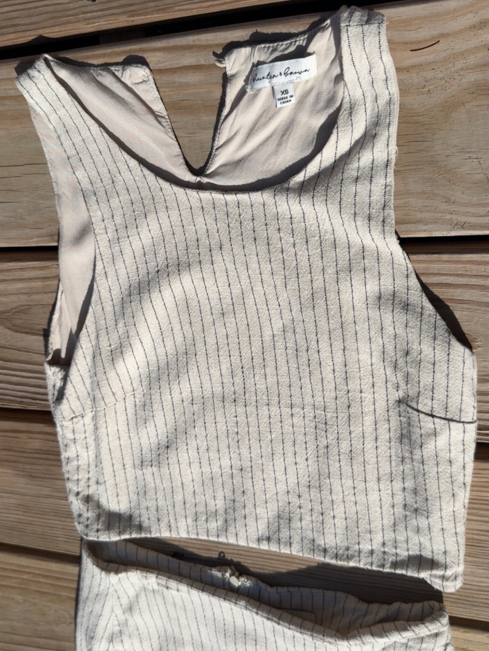 Hunter & Brown Linen Skirt Set